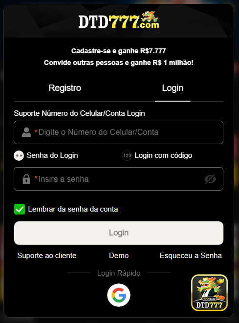 Segurança dtd777.com